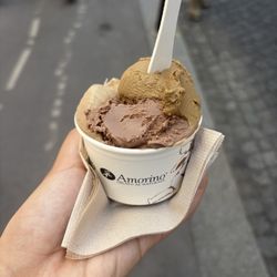 Amorino - Classic pot with tiramisu, cafe, and chocolate