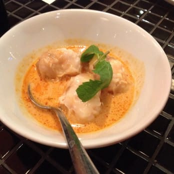 Gin Long Canteen - Prawn dumplings with yellow curry sauce - Thai Near Me - North Adelaide, SA
