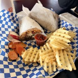 Carne Asada burrito combination