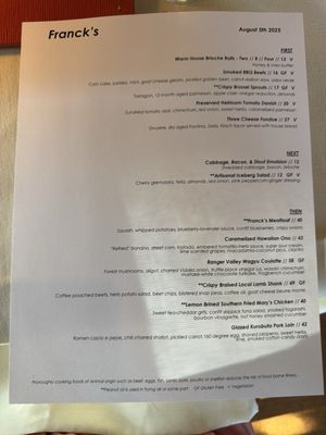 Menu photo 3 Francks Holladay, UT