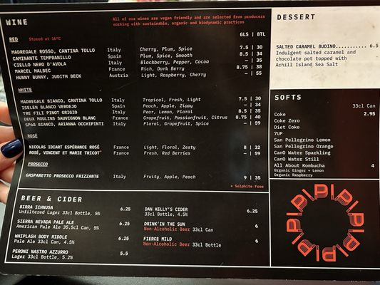 Menu photo 2 PI Dublin, D