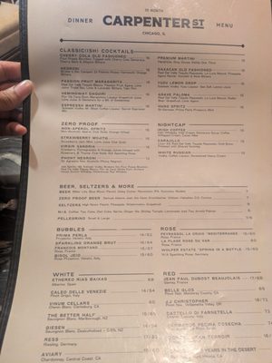 Menu photo 1 Carpenter Street Chicago, IL Menu photo 1 Carpenter Street Chicago, IL