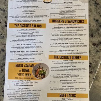 Barrel District - Menu - Pizza Near Me - Cathedral City, California Barrel District - Menu - Pizza Near Me - Cathedral City, California
