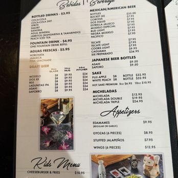 Sushingon - Menu - Mexican Near Me - Riverside, California
