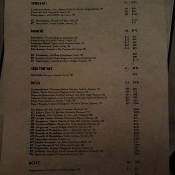 Olio e Più - Wine list - Pizza Near Me - New York, New York Olio e Più - Wine list - Pizza Near Me - New York, New York