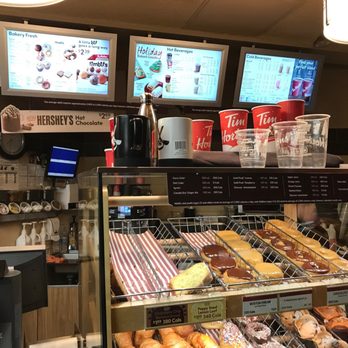 Tim Hortons - a display of donuts and other pastries - Coffee & Tea Near Me - Niagara Falls, Ontario Tim Hortons - a display of donuts and other pastries - Coffee & Tea Near Me - Niagara Falls, Ontario