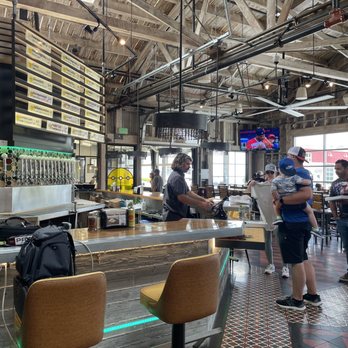 Transmission Brewing - Beer menu and bar seating order area. - Breweries Near Me - Ventura, California Transmission Brewing - Beer menu and bar seating order area. - Breweries Near Me - Ventura, California