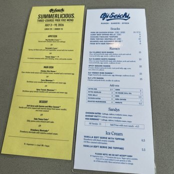 Oji Seichi - Summerlicious and regular menu - Ramen Near Me - Toronto, Ontario Oji Seichi - Summerlicious and regular menu - Ramen Near Me - Toronto, Ontario