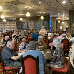 Sons of Norway - Part of the dining room at Sons and Norway Lodge.
