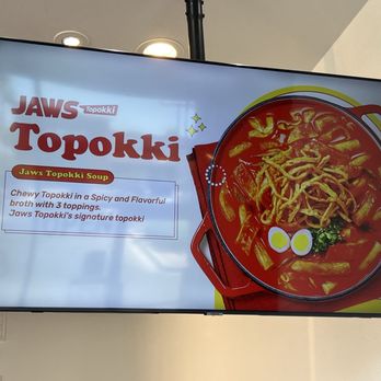 JAWS Topokki - Menu - Korean Near Me - Las Vegas, Nevada