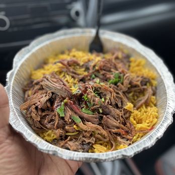 Kanoon - Brisket Smoked Meat Platter Lunch Special - Smokehouse Near Me - Clifton, New Jersey