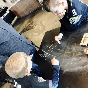 Social Play Haus - Chalkboard tables - Cafes Near Me - Plainview, New York