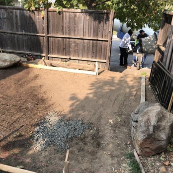 GTS Corporate - a man and a woman working in a backyard - General Contractors Near Me GTS Corporate - a man and a woman working in a backyard - General Contractors Near Me