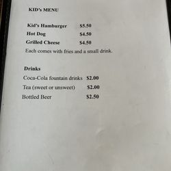 Ernie B's - Menu