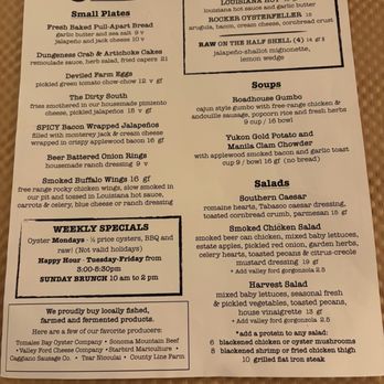 Rocker’s Roadhouse - Southern Near Me - Valley Ford, California