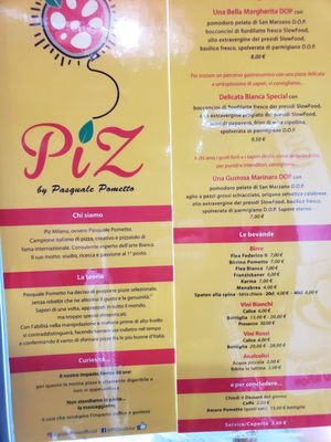Menu photo 2 Piz Milan, MI Menu photo 2 Piz Milan, MI