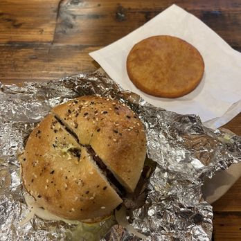 Good Boy Bagels - 40 Gold with jalapeño cream cheese - Bagels Near Me - Baltimore, Maryland Good Boy Bagels - 40 Gold with jalapeño cream cheese - Bagels Near Me - Baltimore, Maryland