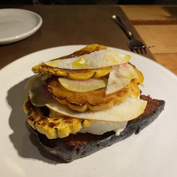 The DeBruce - Ricotta toast with squash - Bed & Breakfast Near Me - Livingston Manor, New York The DeBruce - Ricotta toast with squash - Bed & Breakfast Near Me - Livingston Manor, New York