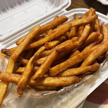 Fire Wings - Extra crispy (important!!) seasoned fries. - Chicken Wings Near Me - Hayward, California