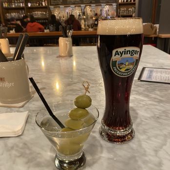 Berliner Beerhall - GREAT beer selections and gotta say a straight up on point dirty martini - German Near Me - Tacoma, Washington