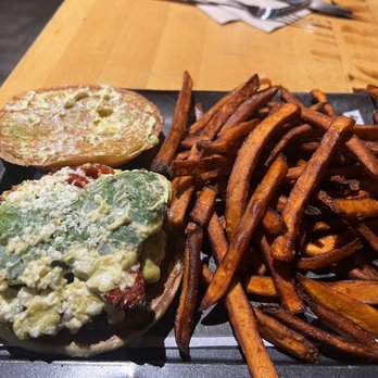 The Works - Son of a Beech w/ sweet potato fries - Burgers Near Me - Niagara Falls, Ontario The Works - Son of a Beech w/ sweet potato fries - Burgers Near Me - Niagara Falls, Ontario