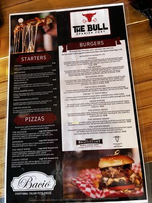 Menu photo 2 The Bull Spanish Fort, AL Menu photo 2 The Bull Spanish Fort, AL