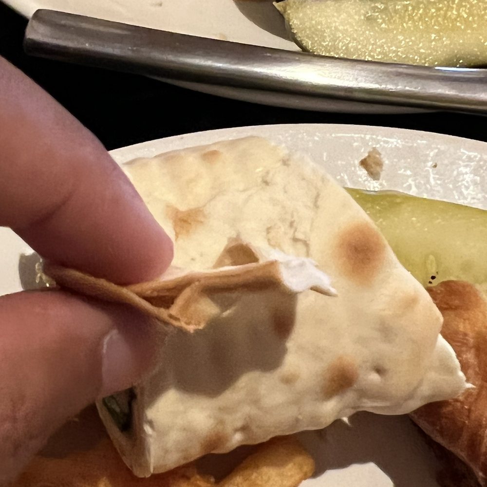 Amsterdam Cafe - Someone told me to order the turkey wrap because of the Lahvosh cracker wrap. - New American Near Me - Auburn, Alabama Amsterdam Cafe - Someone told me to order the turkey wrap because of the Lahvosh cracker wrap. - New American Near Me - Auburn, Alabama