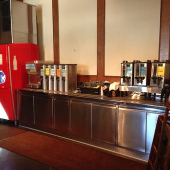 Black Walnut Café - Self-served sodas, tea, and coffee! Love that they offer soy milk! - Cafes Near Me - Katy, Texas Black Walnut Café - Self-served sodas, tea, and coffee! Love that they offer soy milk! - Cafes Near Me - Katy, Texas