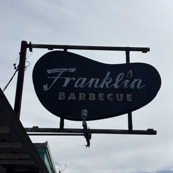 Franklin Barbecue - sign on the street - Barbeque Near Me - Austin, Texas Franklin Barbecue - sign on the street - Barbeque Near Me - Austin, Texas