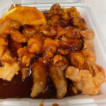 Got Phở? - 15. Orange Chicken - the sauce needs to be tossed to cover all the pieces - Chinese Near Me - Reno, Nevada Got Phở? - 15. Orange Chicken - the sauce needs to be tossed to cover all the pieces - Chinese Near Me - Reno, Nevada