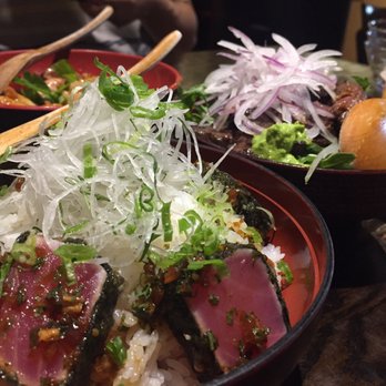 Sumika - Tuna Rice Bowl, beautiful but choose the steak bowl to the right instead - Japanese Near Me - Los Altos, California Sumika - Tuna Rice Bowl, beautiful but choose the steak bowl to the right instead - Japanese Near Me - Los Altos, California