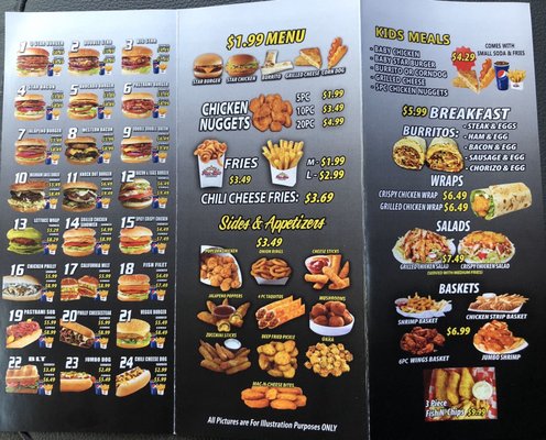 Menu photo 5 Five Star Burger Lodi, CA