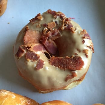 Best Donuts - This is my new favorite. Bacon maple doughnut because bacon makes everything better. - Donuts Near Me - Pittsburg, California