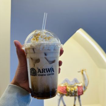 Arwa Yemeni Coffee - Sand dune iced latte - Coffee & Tea Near Me - Bolingbrook, Illinois