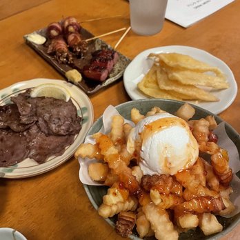 Torikyu - jawaiian fries, beef tongue, wonton, skewers - Japanese Near Me - Honolulu, Hawaii