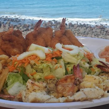Aqui es Con Flavio - $25 fish n shrimp platter, enough for 2 people with leftovers - Mexican Near Me - Puerto Peñasco, SON