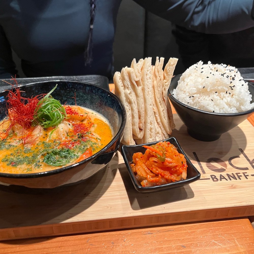 Block Kitchen + Bar - Prawn curry (special) - Sandwiches Near Me - Banff, Alberta Block Kitchen + Bar - Prawn curry (special) - Sandwiches Near Me - Banff, Alberta