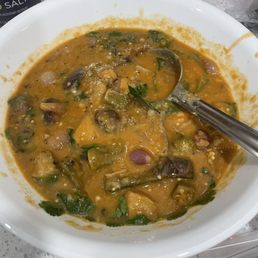 Sambar made at home using Mylapore express powder Sambar made at home using Mylapore express powder