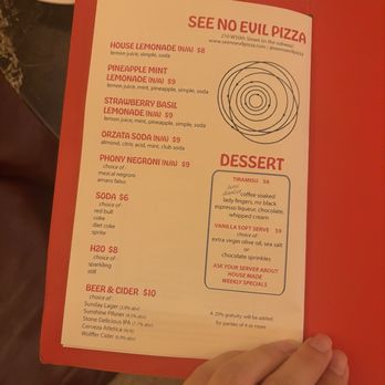 See No Evil Pizza - Pizza Near Me - New York, New York See No Evil Pizza - Pizza Near Me - New York, New York