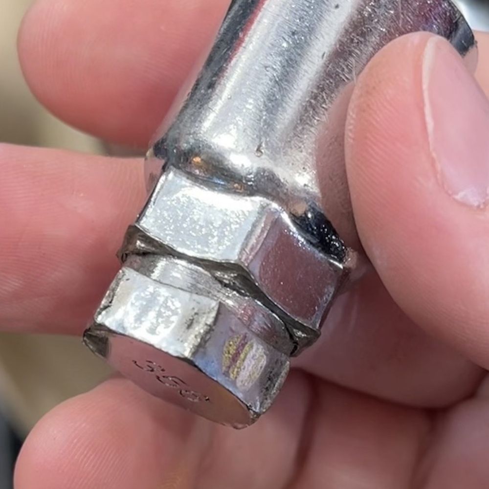 Prior to installation. Sent a picture to my husband to make sure I was providing a tire lock. I didn't know what it was before today. Prior to installation. Sent a picture to my husband to make sure I was providing a tire lock. I didn't know what it was before today.
