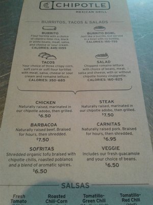 Menu photo 2 Chipotle Mexican Grill Clermont, FL Menu photo 2 Chipotle Mexican Grill Clermont, FL