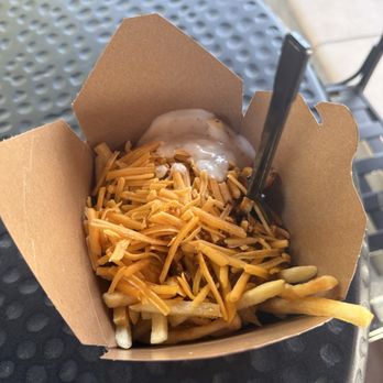 Papas Mexicanas - Chili Cheese Fries. I added the ranch myself - Fast Food Near Me - Buena Park, California Papas Mexicanas - Chili Cheese Fries. I added the ranch myself - Fast Food Near Me - Buena Park, California
