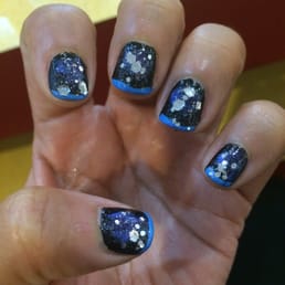 Love Eve Beauty lounge for my fabulous and amazing galaxy manicure