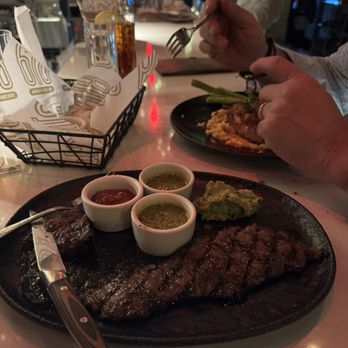 618 - Steak frites with Chimichurri sauce..ask for extra! They need to jar that shit!! - New American Near Me - Freehold Borough, New Jersey 618 - Steak frites with Chimichurri sauce..ask for extra! They need to jar that shit!! - New American Near Me - Freehold Borough, New Jersey