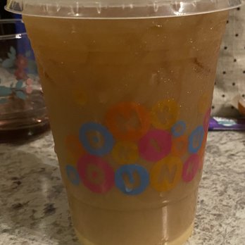 Dunkin' - This is apparently Dunkins idea of an iced coffee. - Donuts Near Me - Fairview Heights, Illinois