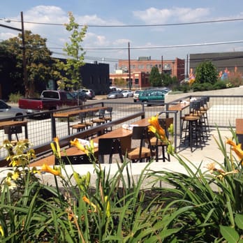 First Draft Taproom & Kitchen - Front patio seating - Bars Near Me - Denver, Colorado