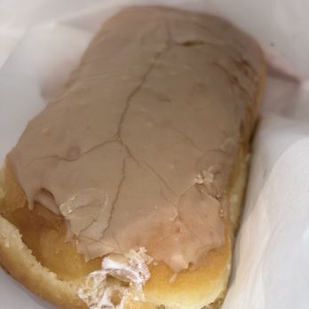 Granny's Donuts - maple bar with whipped cream - Donuts Near Me - San Pedro, California Granny's Donuts - maple bar with whipped cream - Donuts Near Me - San Pedro, California