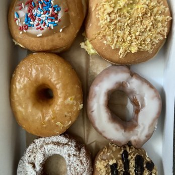 Frappe Joe Coffee Roasters - Salted maple, coconut pineapple, lemon ginger, glazed sour cream, powdered sour cream, and Samoa donuts - Coffee & Tea Near Me - Edison, New Jersey Frappe Joe Coffee Roasters - Salted maple, coconut pineapple, lemon ginger, glazed sour cream, powdered sour cream, and Samoa donuts - Coffee & Tea Near Me - Edison, New Jersey