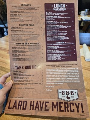 Menu photo 1 Big Bad Breakfast Vestavia Hills, AL Menu photo 1 Big Bad Breakfast Vestavia Hills, AL