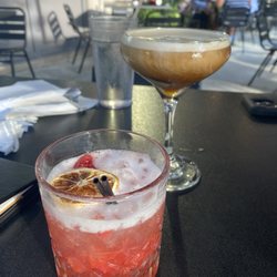 Fork + Ale House - Strawberry Gary, and Espresso Martini (pistachio cream)